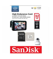 SANDISK 32GB High Endurance SDSQQNR-032G-GN6IA 100MB/s microSDHC Hafıza Kartı