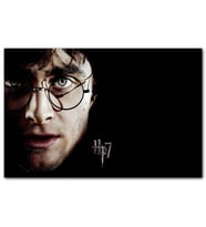 CakatabloHarry Potter Yüz Gözlük Siyah Zemin Görseli MDF Tablo