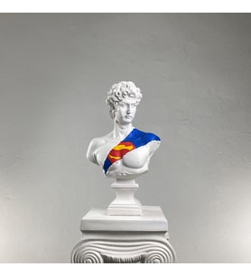 David 'Superman' Dekoratif Heykel, Pop Art Roma Yunan Heykelleri