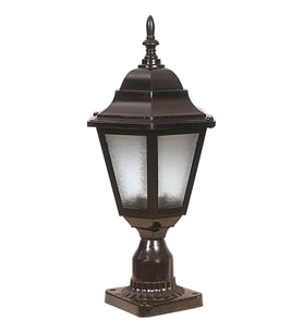AVONNI BSU-68206-BSY-K Siyah Boyalı Dış Mekan Aydınlatma E27 ABS Polikarbon Cam 23cm