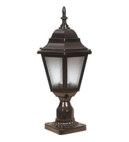 AVONNI BSU-68206-BSY-K Siyah Boyalı Dış Mekan Aydınlatma E27 ABS Polikarbon Cam 23cm