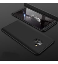 Samsung Galaxy A6 2018 Uyumlu Kılıf Zore Ays Kapak (Siyah-Kırmızı)