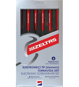 İzeltaş 4500 Elektronikçi Tiptornavida Seti 6 Parça