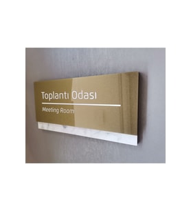 Yeşil Florit Seri Toplantı Odası Kapı İsimliği