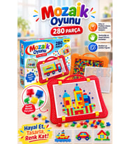 Mozaik Oyunu (280 Parça) - Lego Setleri - Çivi Lego - Resim Oyunu - Mozaik Oyunu