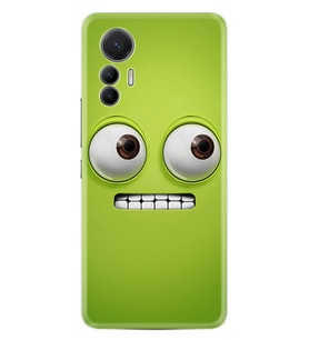Xiaomi 12 Lite Kılıf Resimli Desenli Silikon Platinium Series Green 1832