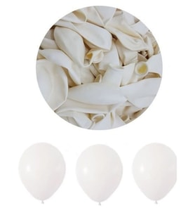 Beyaz Balon 100Lü 12 30cm