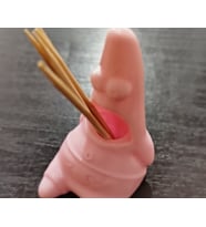 Patrick Star Figürlü Kürdanlık - SüngerBob Temalı Esprili Masaüstü Çubuk Tutucu