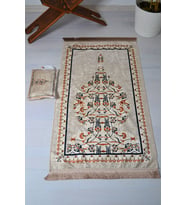 Çantalı Fermuarlı Desenli Seccade KP001