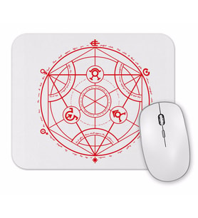 The Red Circle Mouse Pad
