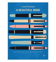 No809 My A Beautiful Mind Tablo Ahşap Poster Dekoratif