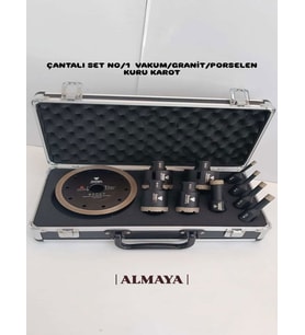 ÇANTALI SET NO/1  VAKUM/GRANİT/MERMER/PORSELEN KURU KAROT