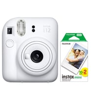 Instax mini 12 Beyaz Fotoğraf Makinesi ve 20'li mini Film