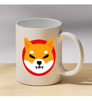 Shiba Baskılı Porselen Kupa - Kripto Para Severlere Hediye Kahve Kupası