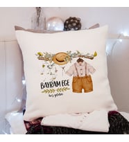 Yeni Doğan ( Hoşgeldin Bebek) Erkek Bebek Yastığı Kişiye Özel