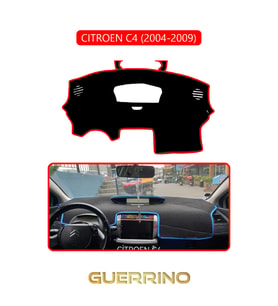 CITROEN C4 2004-2009TORPİDO KORUMA HALISI KIRMIZI KENAR