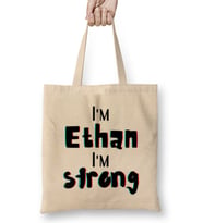 Ethan Name personalized Custom vintage Retro Rainbow Design Gift Baby-Gift For Him Bez Çanta Uzun Saplı