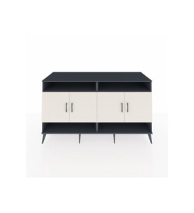 Kronos Konsol 6 Raflı 4 Kapaklı 176x59x99 Antrasit-Aytaşı