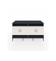 Kronos Konsol 6 Raflı 4 Kapaklı 176x59x99 Antrasit-Aytaşı