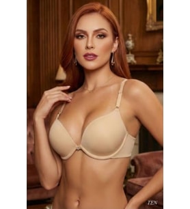 Brenda Ten Dolgulu Push Up Sütyen – B Cup Pürüzsüz Destekli Sütyen 7034