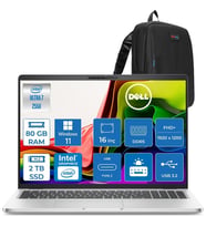Dell Pro 16 Intel Core Ultra 7 255U 5.2ghz 80GB Ddr5 2tb SSD Windows 11 Pro Intel® Aı Boost 16 Inç IPS Fullhd+ (1920X1200) Taşınabilir Bilgisayar PC16250BTO107P34 + Zetta Çanta