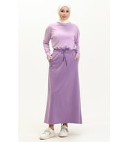 Beli Bağlamalı Cepli Spor Etek - 00152.018 - Leylak