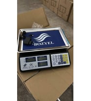 40 KG TERAZİ-FİYAT HESAPLAMALI-HEM PİLLİ HEM ŞARJLI-KIRILMAZ TABAN SAĞLAM KASA-2 YIL GARANTİLİ-HIZLI ÜCRETSİZ KARGO