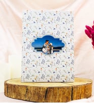 Kişiye Özel Fotoğraflı Çiçek Sert Kapaklı Defter