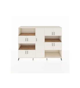Hyperion Dolap 10 Raflı 9 Kapaklı 220x44x163 Aytaşı-Aytaşı/Çam