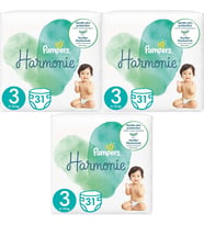 Prima Pampers Harmonie Bebek Bezi Beden:3 (6-10KG) Midi 93 Adet Aylık Ultra Fırsat Pk