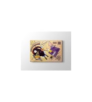 Wassily Kandinsky - Black And Violet Tablo - 106158 - 60x80 Cm