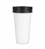 Beyaz Kaliteli Çift Katman Paslanmaz Çelik 500 ml Termos Bardak