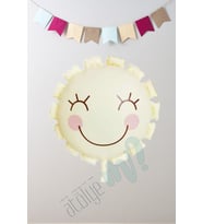 Retro Güneş Folyo Balon