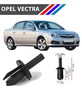 Opel Vectra Davlumbaz Klipsi 1404926 M1696-6 50 Adet