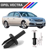 Opel Vectra Davlumbaz Klipsi 1404926 M1696-6 50 Adet