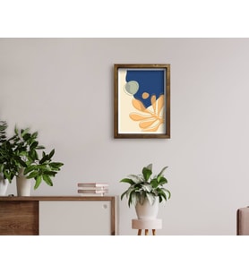 BK Home Doğal Masif Ahşap Çerçeveli Tablo 45x65cm-89