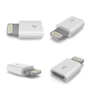 i-Stone Lightning Micro Usb Çevirici Aparat Micro Beyaz Apple