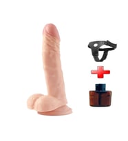OdinsShop 20 cm Belden Bağlamalı Realistik Vantuzlu Dildo Penis