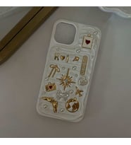 Kişiye Özel Harfli El Yapımı Charm Telefon Kılıfı - iPhone modelleri için uyumlu
