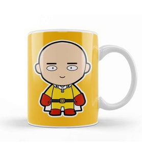 Character Saitama One Punchman Chibi Kupa Bardak Porselen