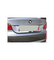 BMW 5 seri E60 Krom Bagaj Alt Çıtası 2003-2010 P. Çelik