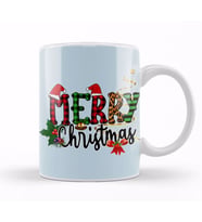 Yılbaşı Yeni Yıl Konseptli Merry Christmas 026 Kupa Bardak Porselen