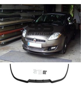 Fiat Bravo 198 Cupra R Uyumlu Ön Lip Mat Siyah Ön Tampon Lip