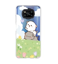 Poco X3 Pro / X3 NFC Uyumlu Sevimli Karakterler Tasarımlı Şeffaf Telefon Kılıfı