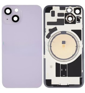 İphone 14 PLUS Full Arka Kapak Arka Kemere Lensli (CAM) MOR
