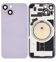 İphone 14 PLUS Full Arka Kapak Arka Kemere Lensli (CAM) MOR
