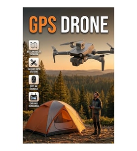 Katlanabilir GPS Drone – Çift Kameralı ve Ekranlı Kumandalı