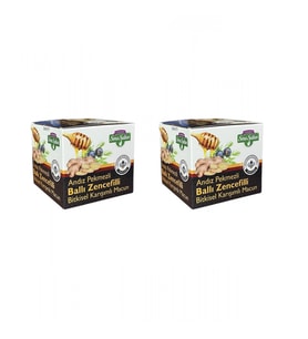 2 Adet Andız Pekmezli Ballı Zencefilli Karışımlı Macun 350 gr, Lokman Sena Sultan