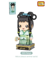 Loz Micro Anime Serisi 1548 Modeli 303 Parça Dekoratif Oyuncak Yapım Seti Yapı Blok