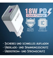 18W 3.0A QC şarj adaptörü, hızlı ve güvenli akıllı cihaz